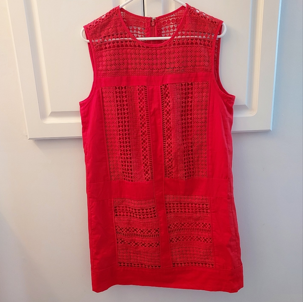 J. Crew NWT Red Cotton Dress